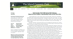 Desktop Screenshot of islandcountryclub.net