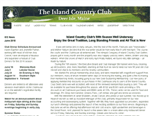 Tablet Screenshot of islandcountryclub.net